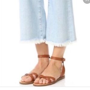 Madewell Boardwalk Crisscross Sandal, size 9